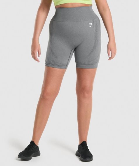 Women's Gymshark Vital Seamless 2.0 Shorts Grey | CA D35078